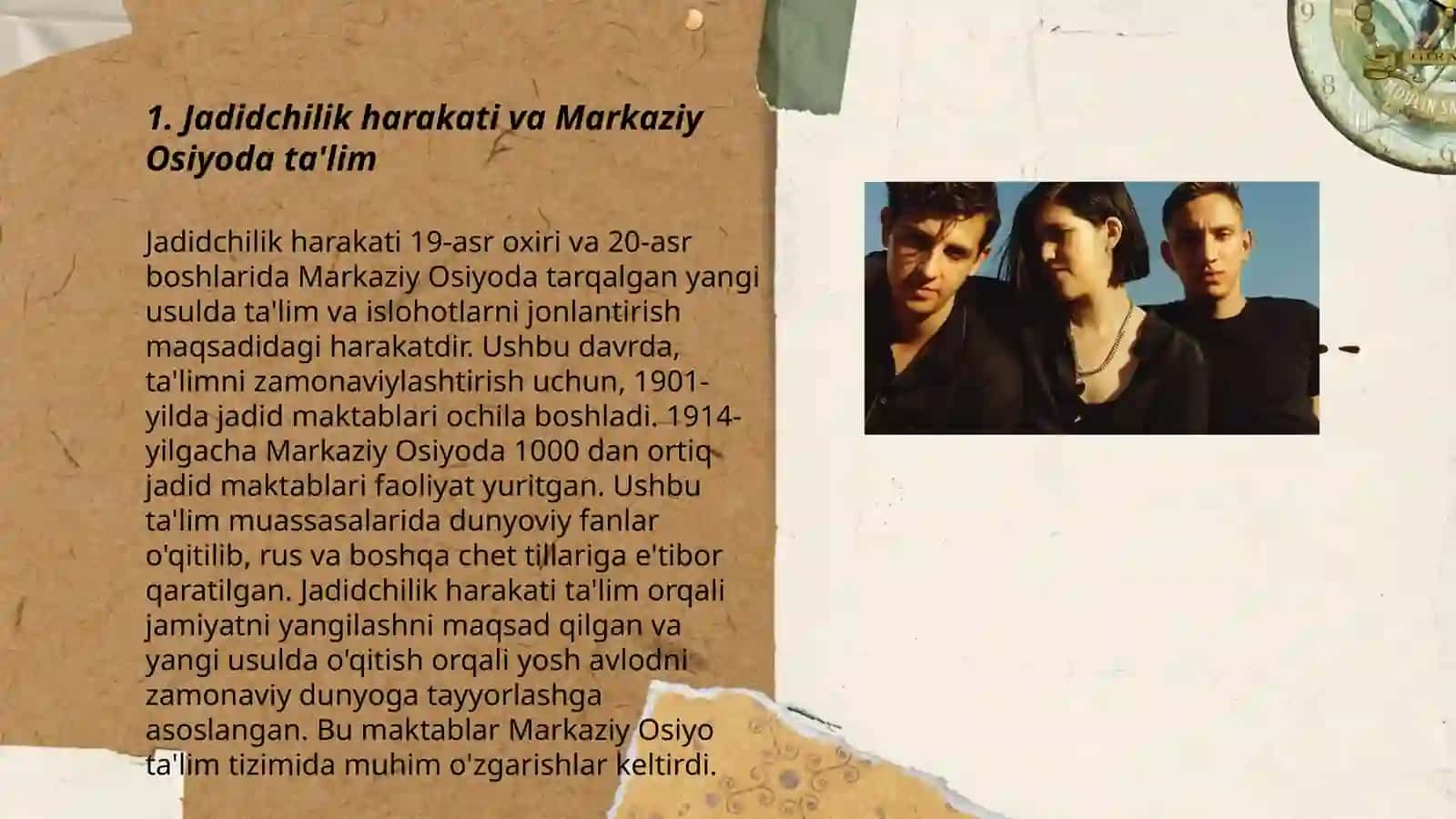 Jadidchilikning Markaziy Osiyo madaniyatiga tasiri 3