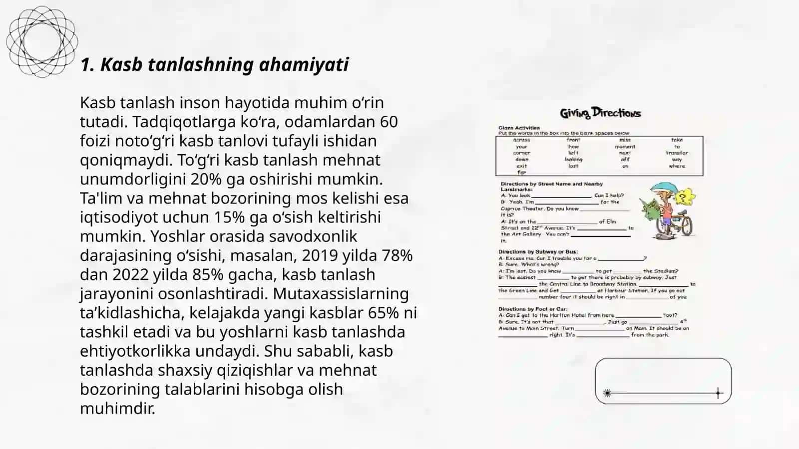 Kasb hunarga yo‘naltirish tashxis markazlarinig faoliyati 3