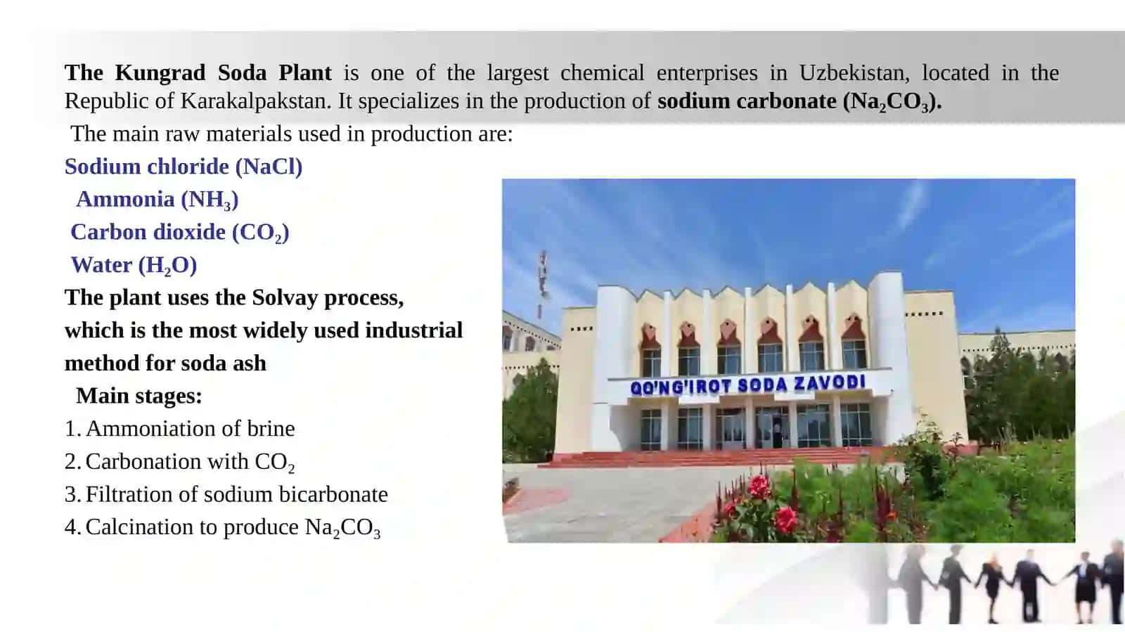 Problems of the Kungrad Soda Plant and their solutions 3