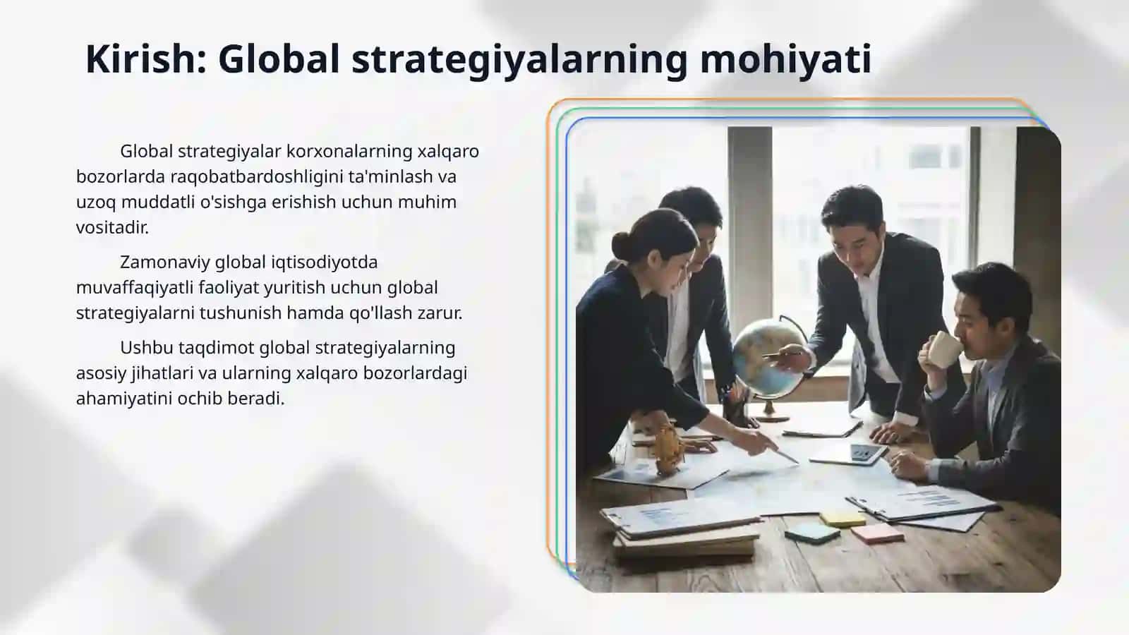 Global strategiyalar va xalqaro bozorlar 3
