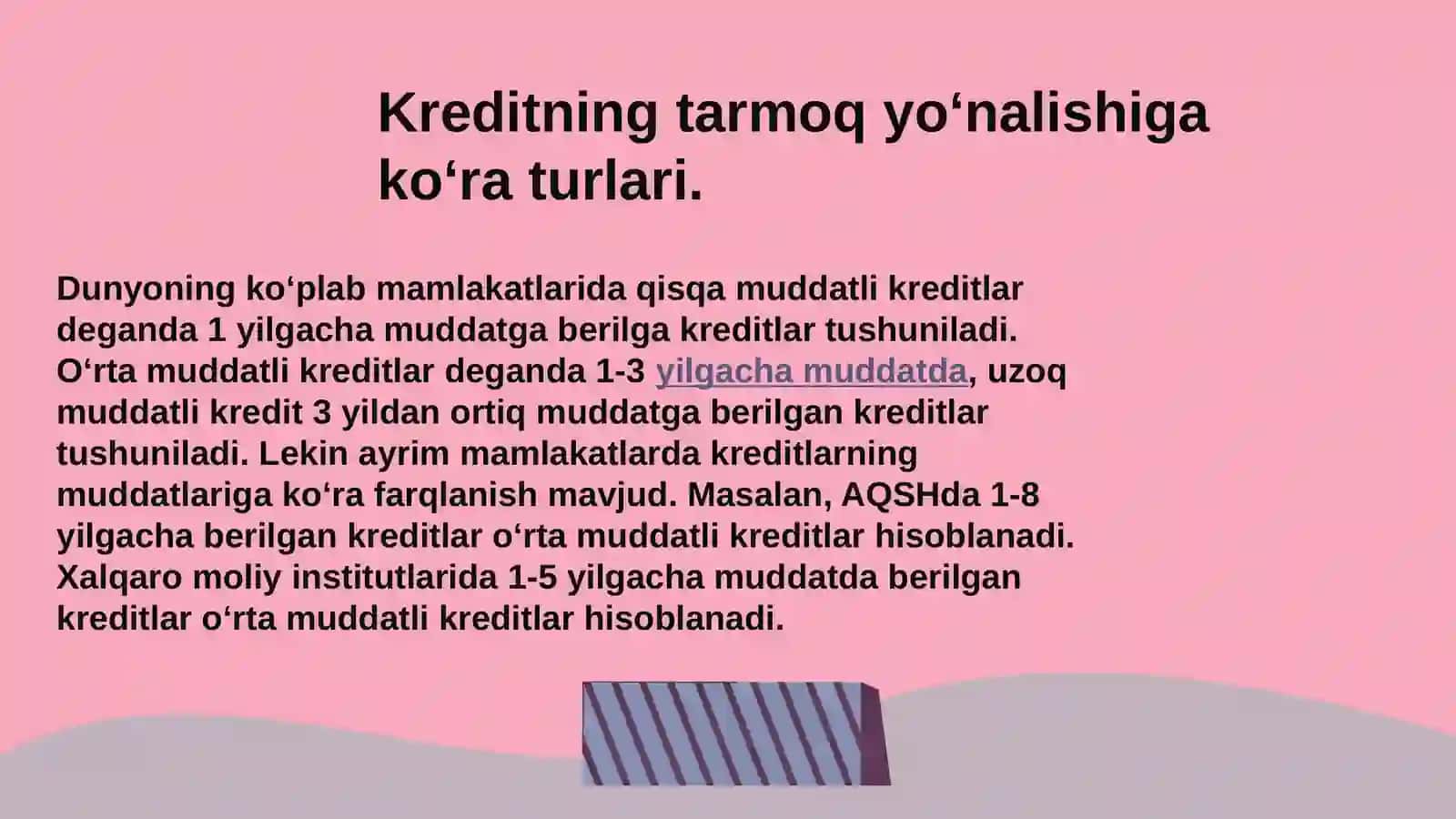 KREDIT UNINGMOHIYATI FUNKSIYALARI VA TURLARI 3