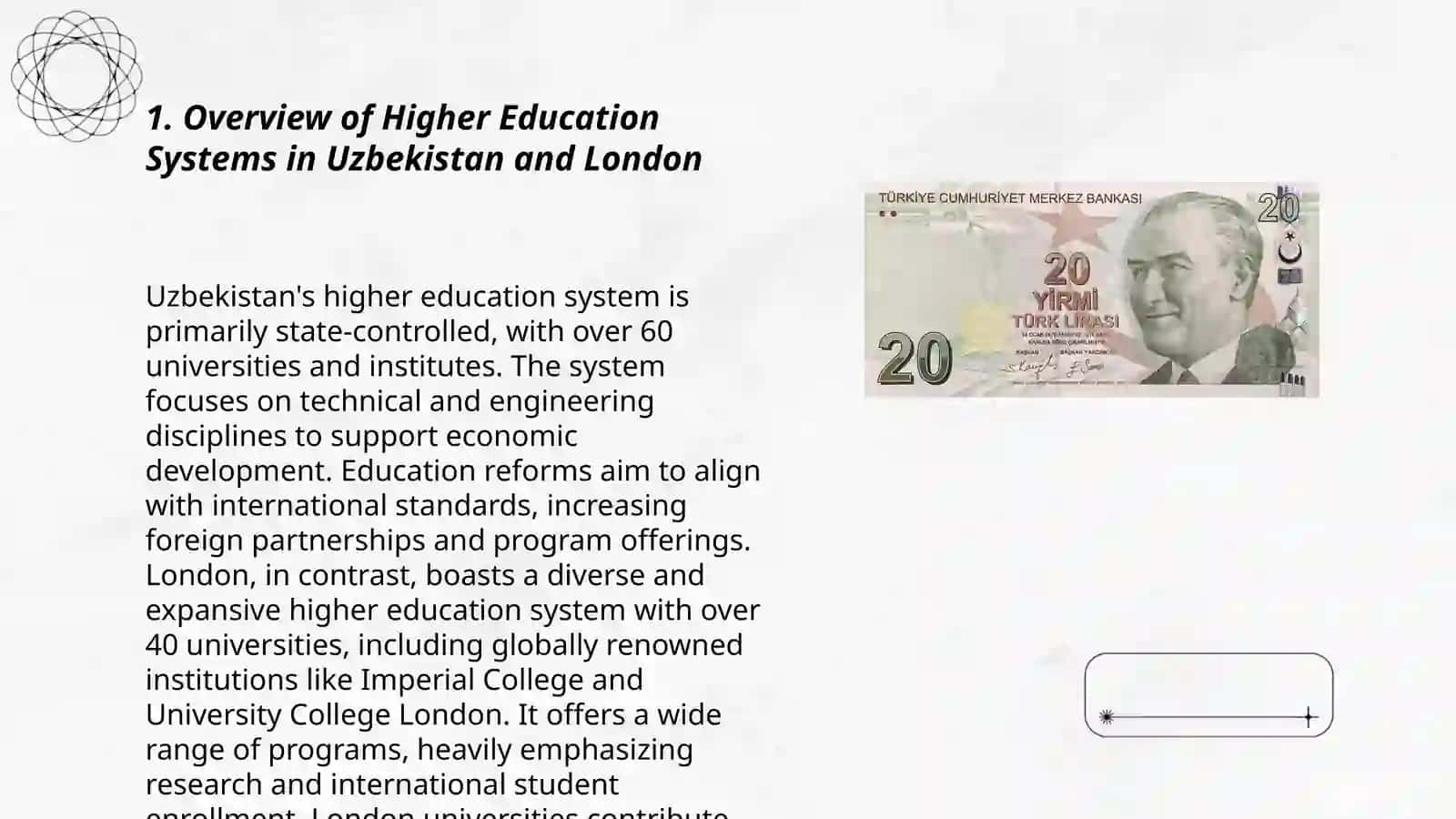 Higher Education Systems in Uzbekistan and London 3
