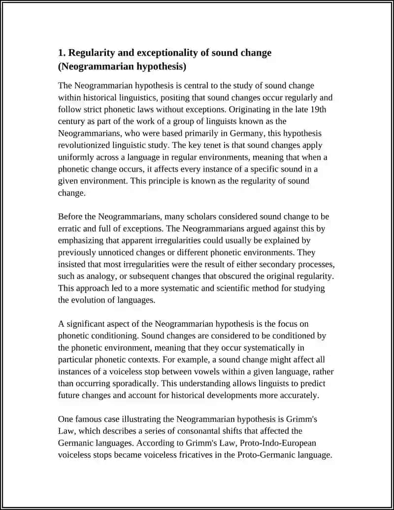 STUDYING SOUND CHANGES IN HISTORICAL LINGUISTICS 3