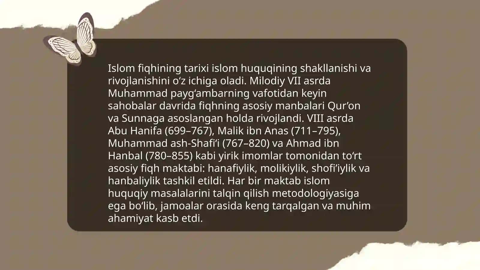 Islom fiqhiy maktablari 3