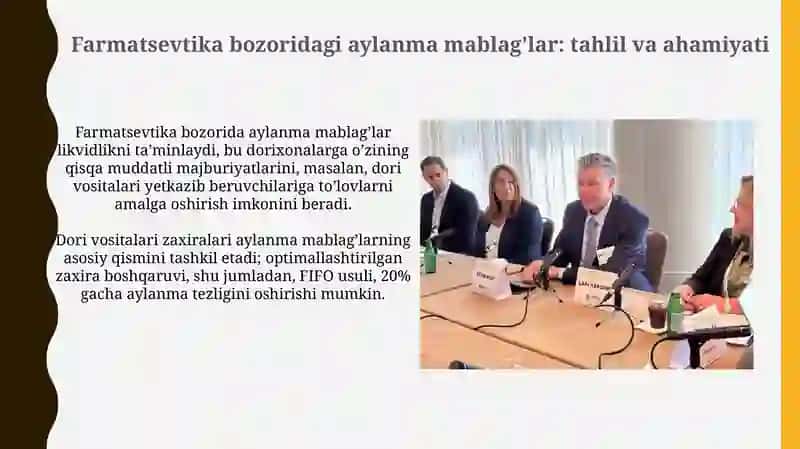 Dorixonalarning aylanma mablag’lariistiqbolinianiqlash 3