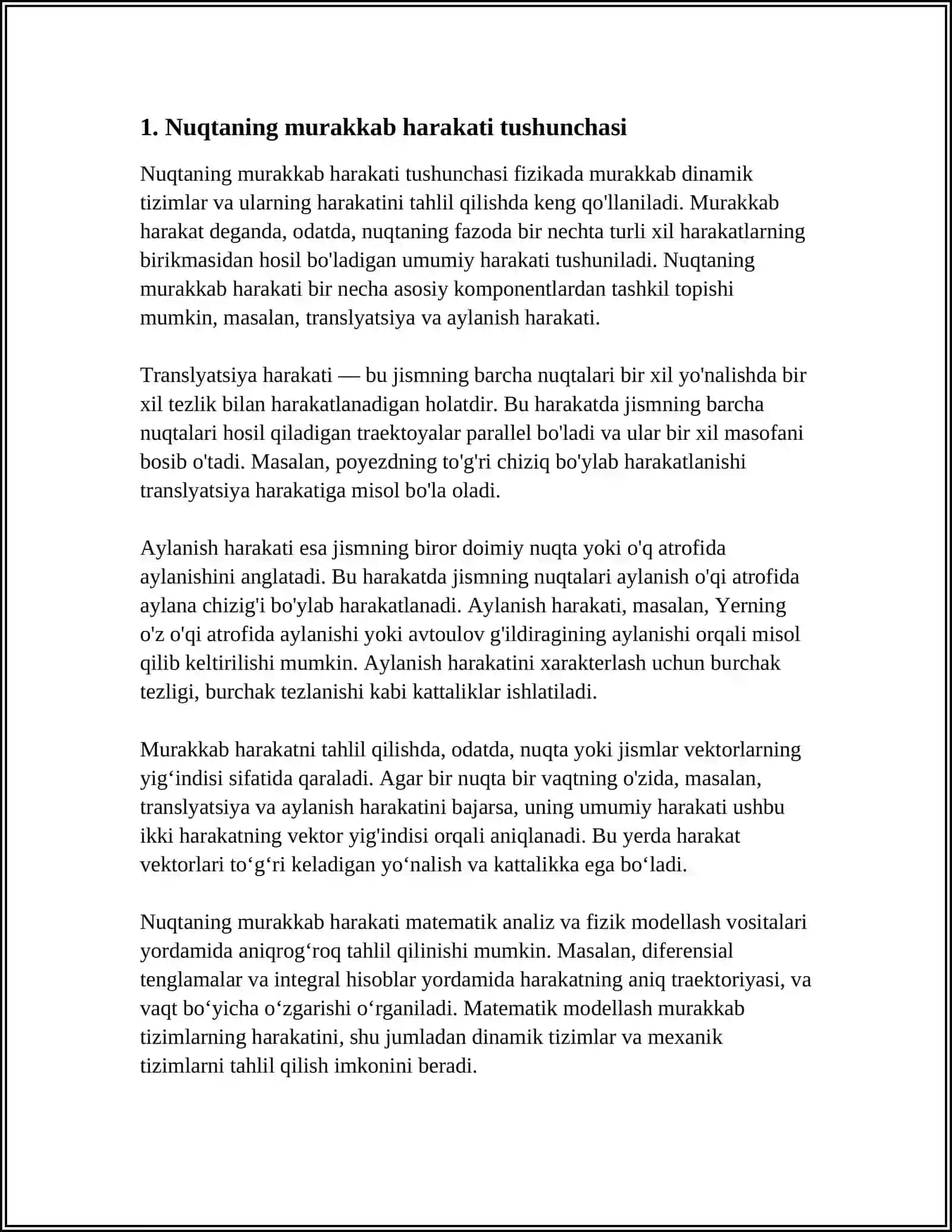 NUQTANING MURAKKAB HARAKATI 3