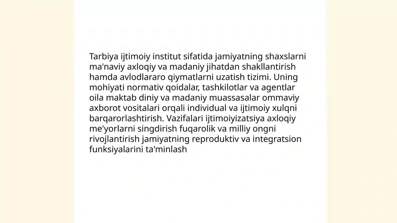 Tarbiya ijtimoiy institut sifatida 3