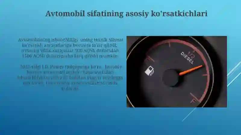 Ishonchlilik: Avtomobil Sifatining Asosiy Ko'rsatkichi 3