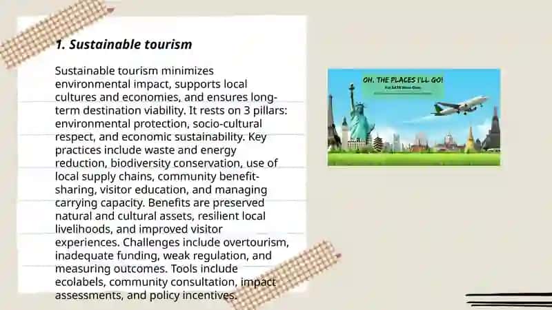 Sustainable tourism 3