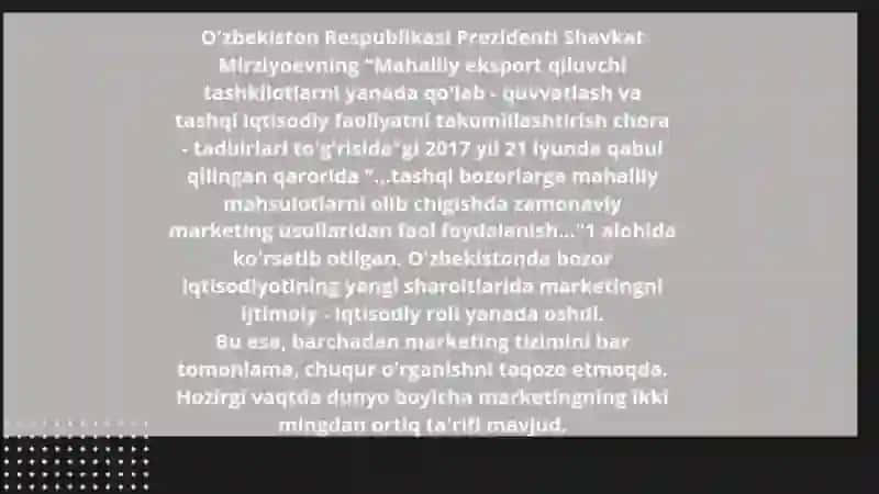 Marketing tushunchasi 3