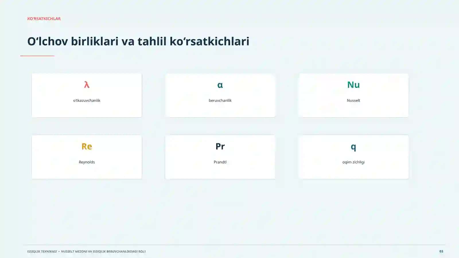 Issiqlik Texnologiyasi Issiqlik texnologiyasi haqida ilmiy taqdimot, 20 slaydli, issiqlik oqimi modeli, hisob, amaliy qo‘llanish 3