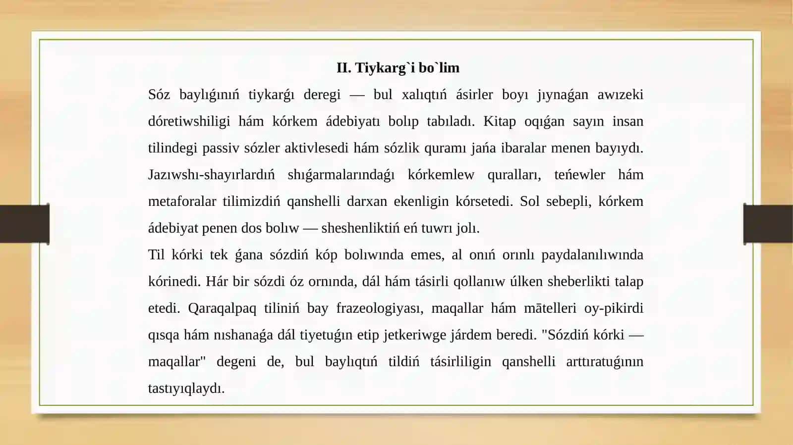 So'z baylig'i - til ko'rki 3