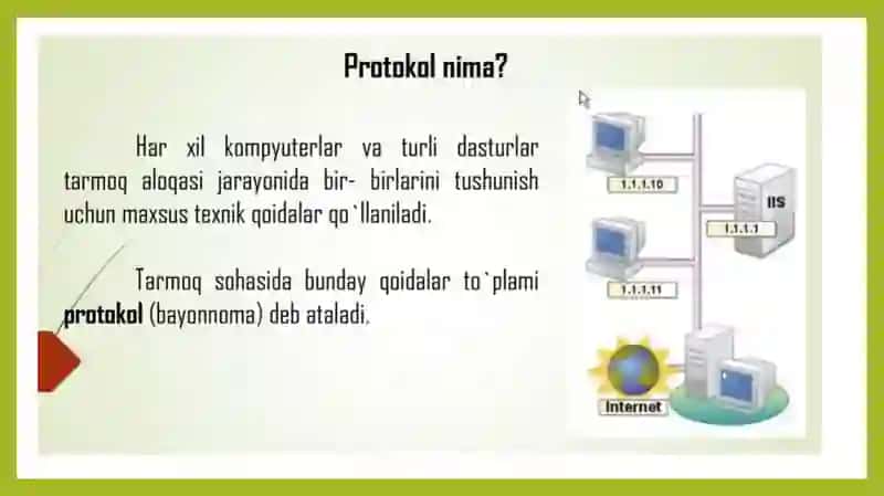 Tarmoq protokoli 3