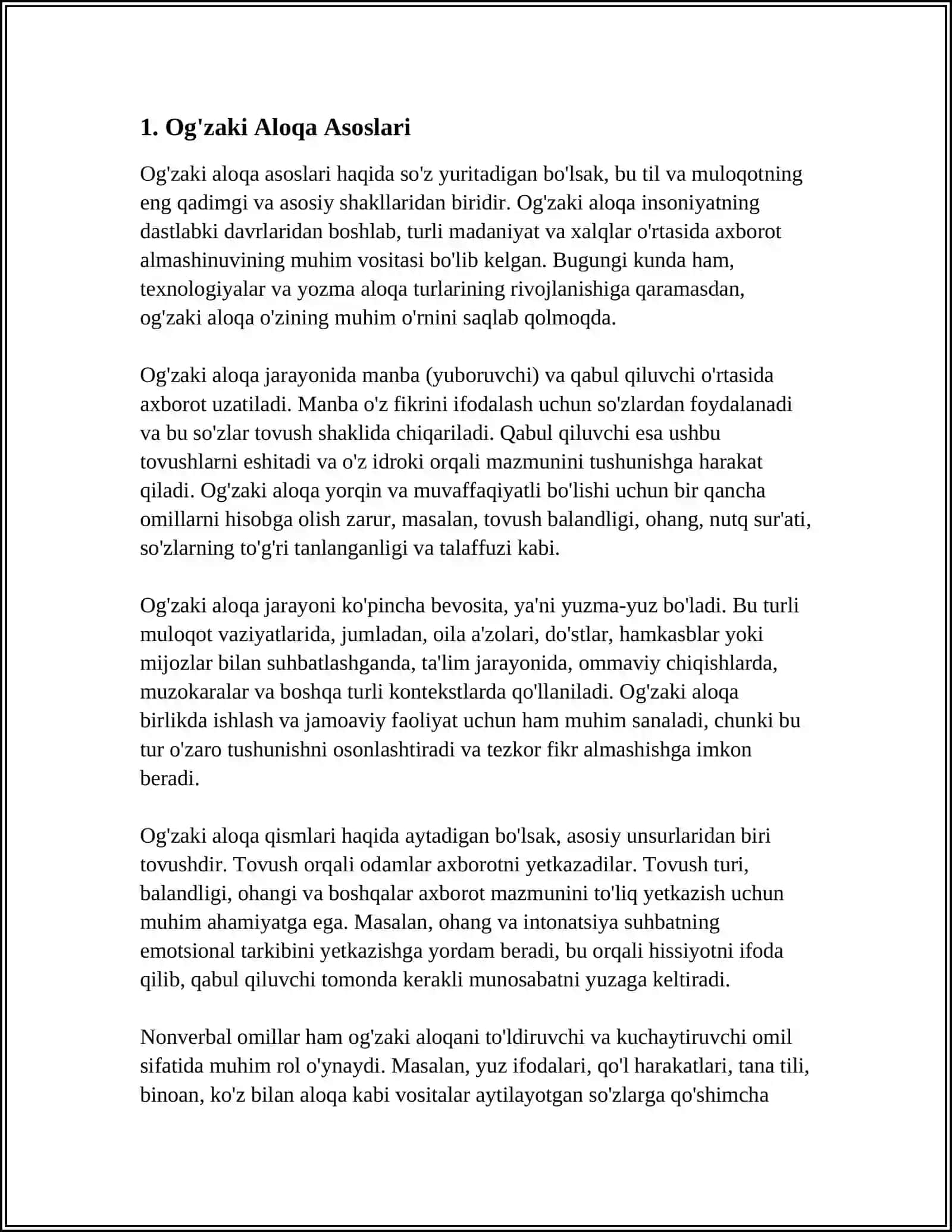 PATSIYENT BILAN VERBAL VA NOVERBAL MULOQOT KÖNIKMALARI 3