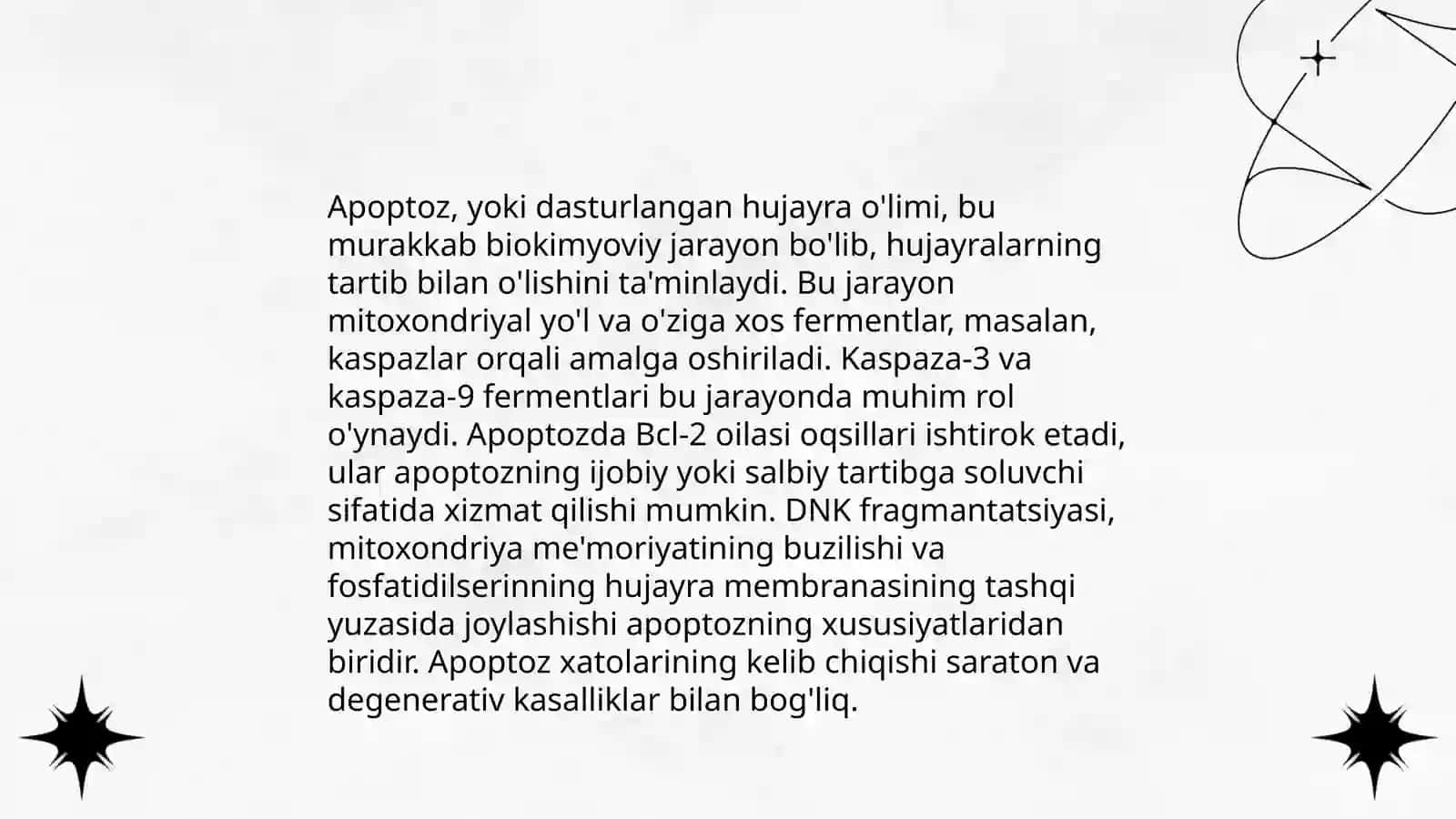 Apoptoz mexanizmlari 3