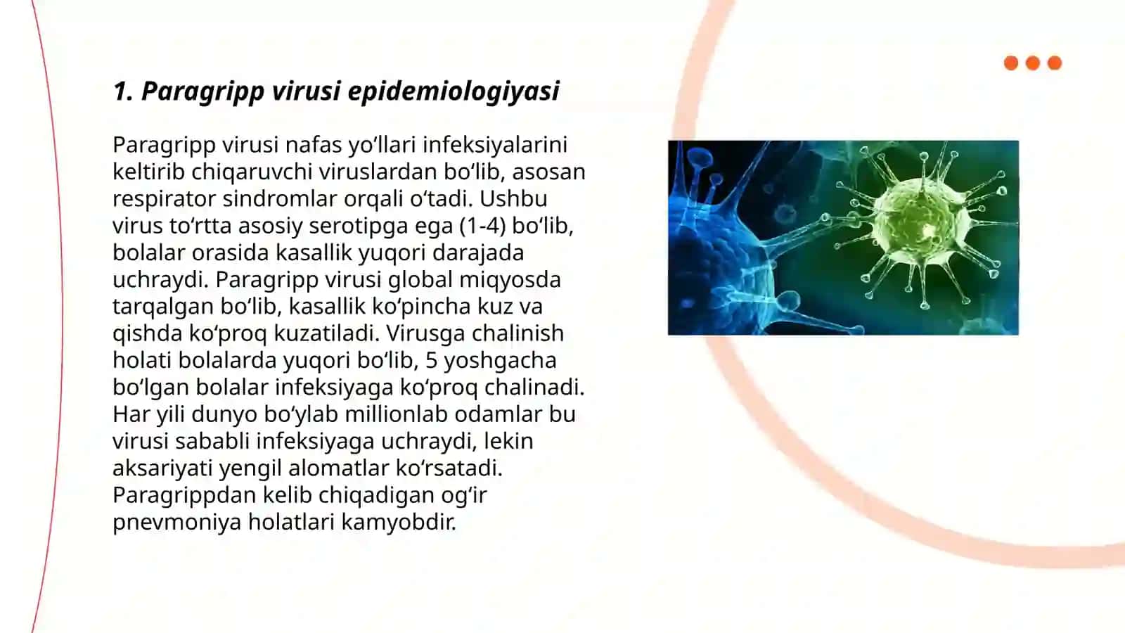 Paragripp virusi epidemiologiyasi 3
