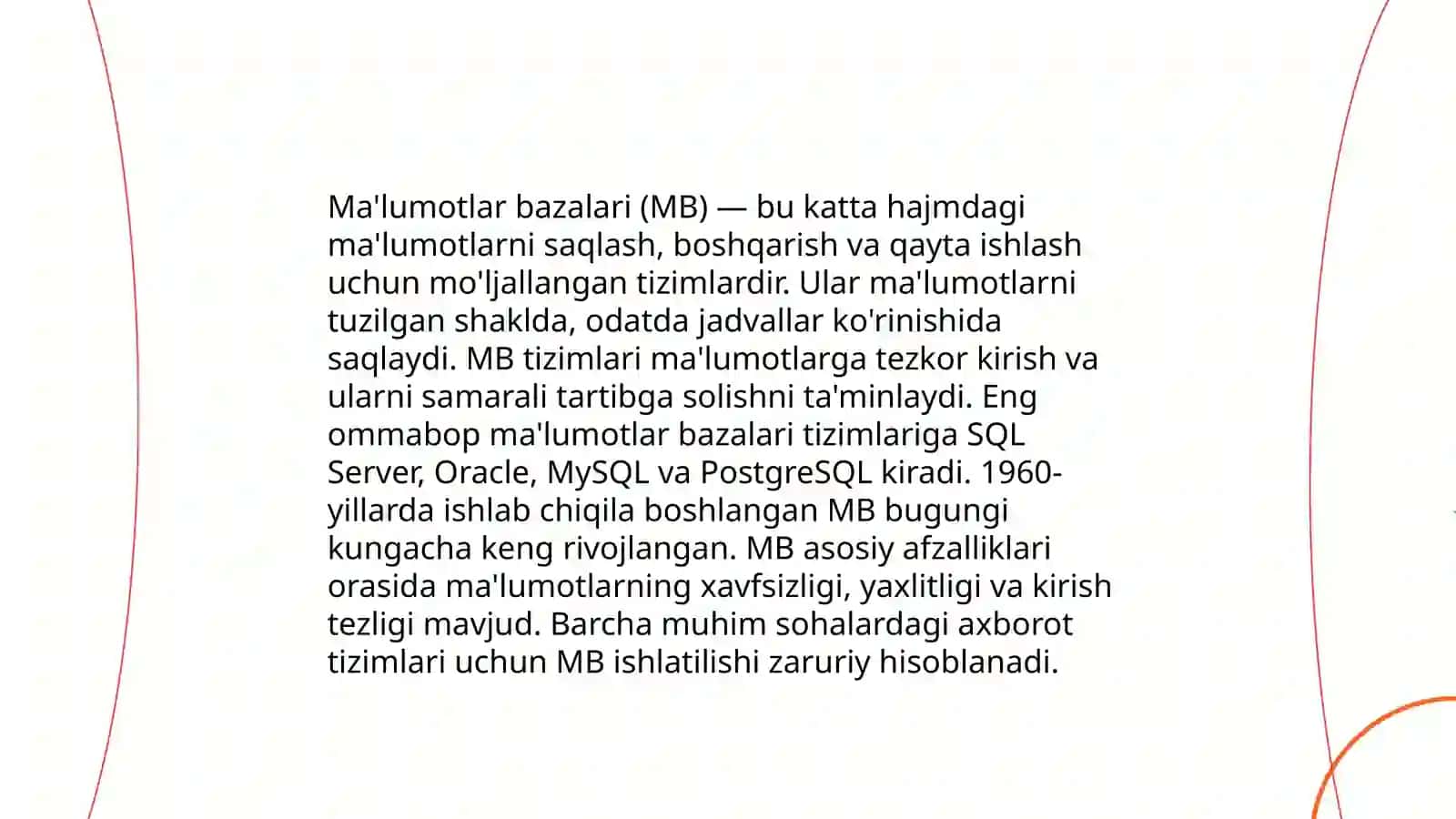 Ma'lumotlar bazalari tushunchasi 3
