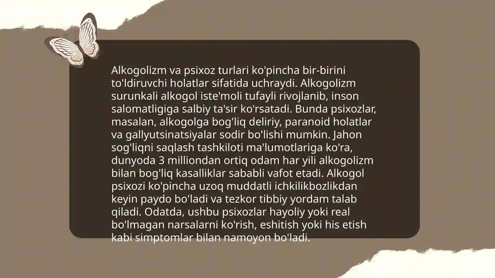 Alkogolizm psixozlari 3