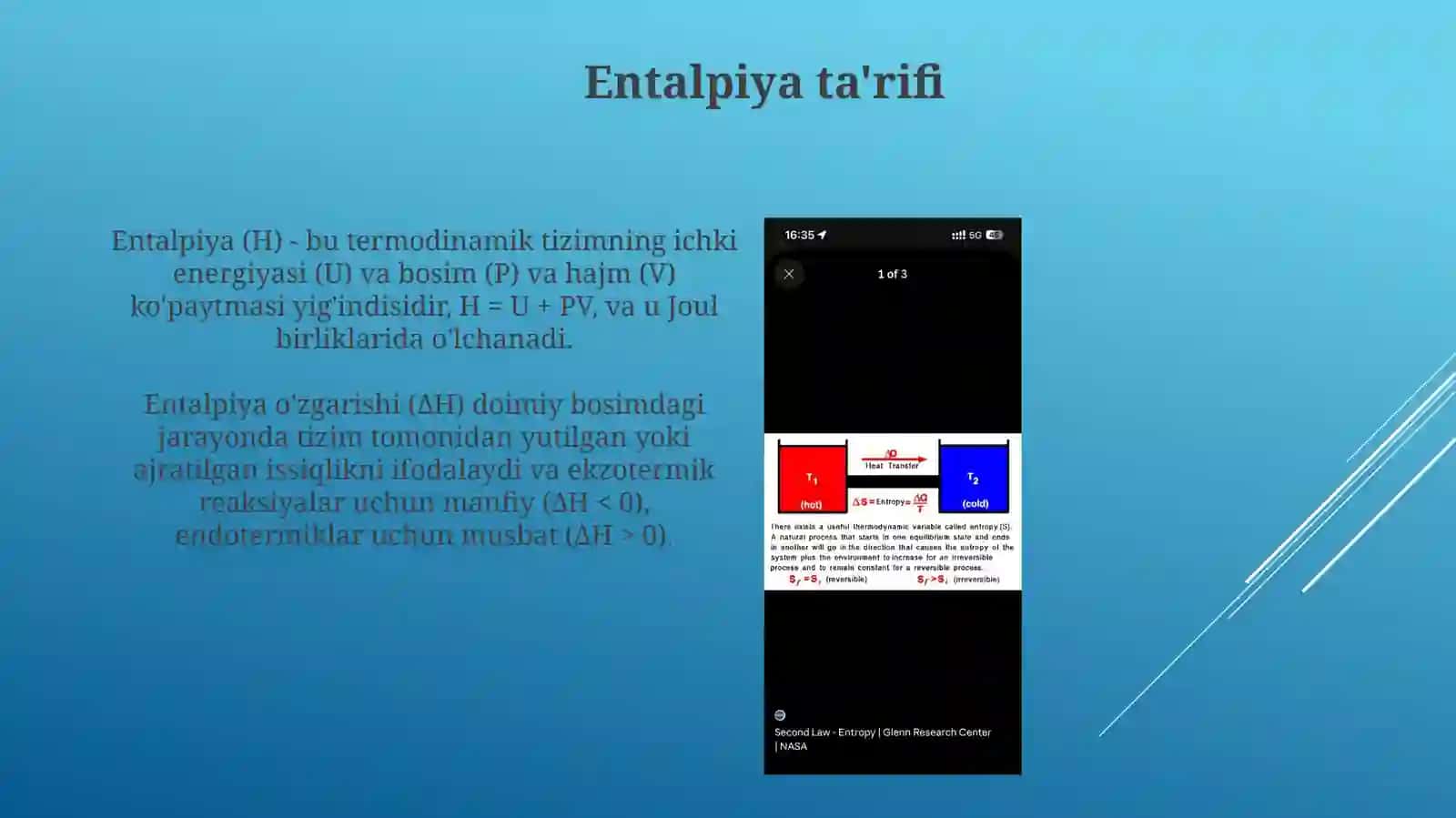 Entalpiya.Entropiya 3