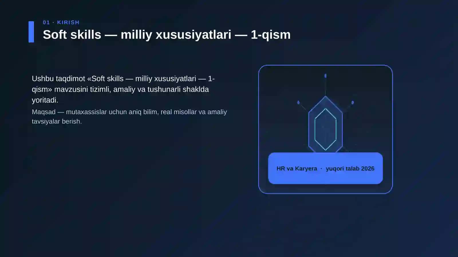 Soft skills — milliy xususiyatlari — 1-qism 3