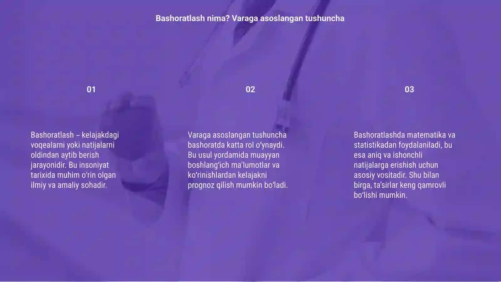 Bashoratlashning mohiyati 3