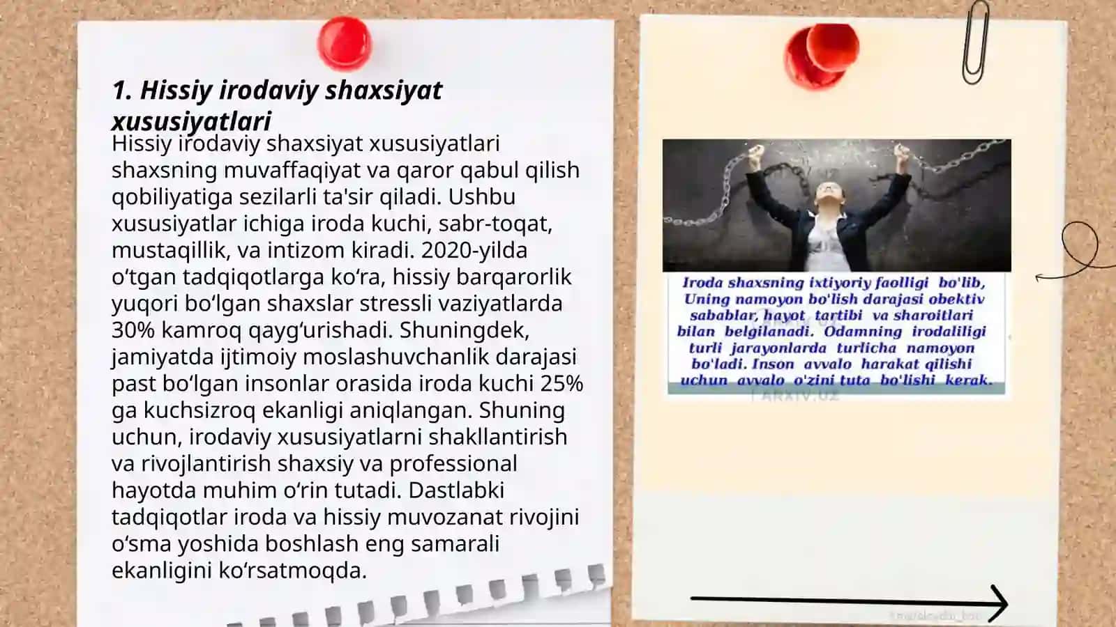 Hissiy irodaviy shaxsiyat xususiyatlari 3