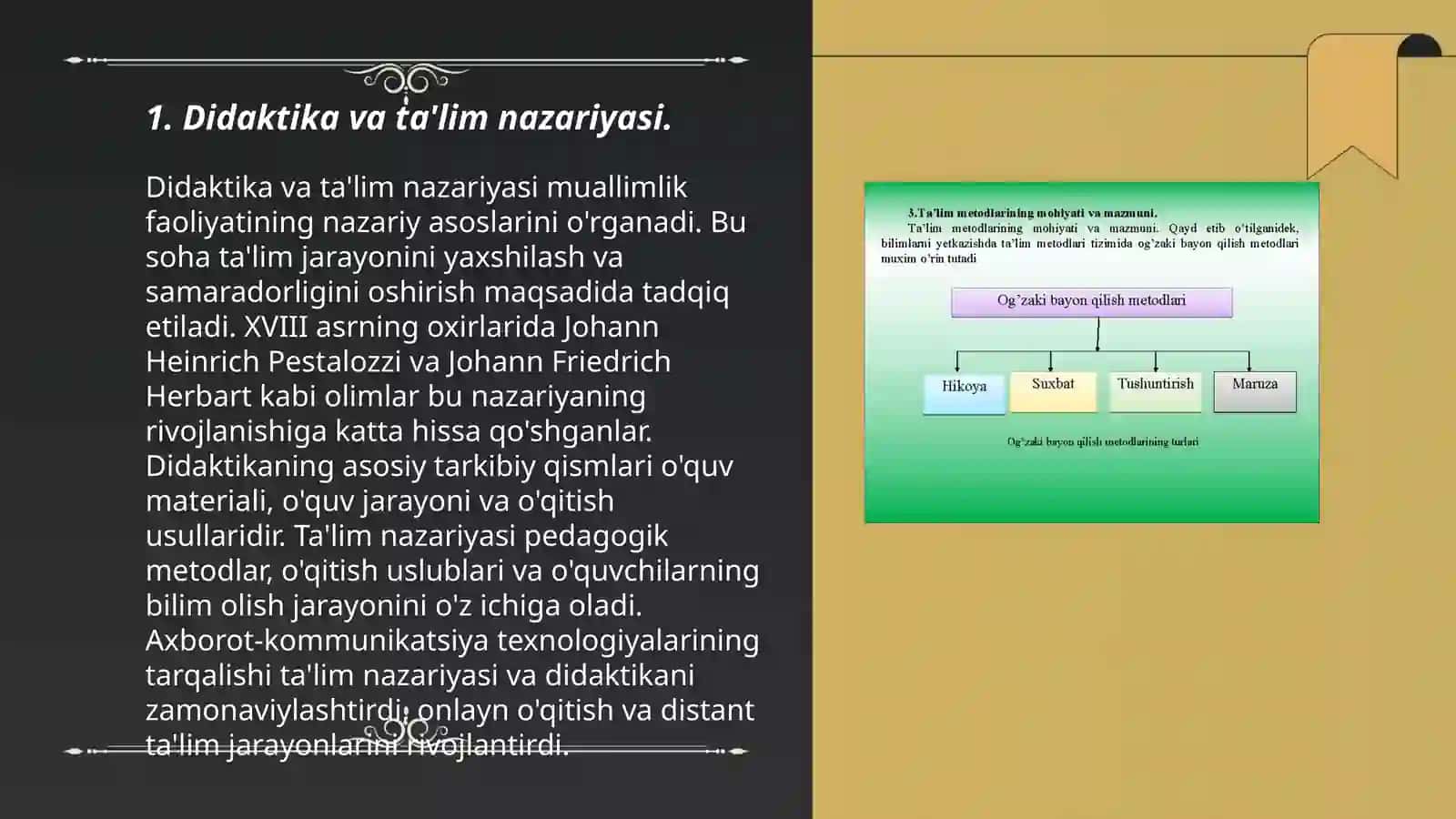 Didaktika va ta'lim nazariyasi 3