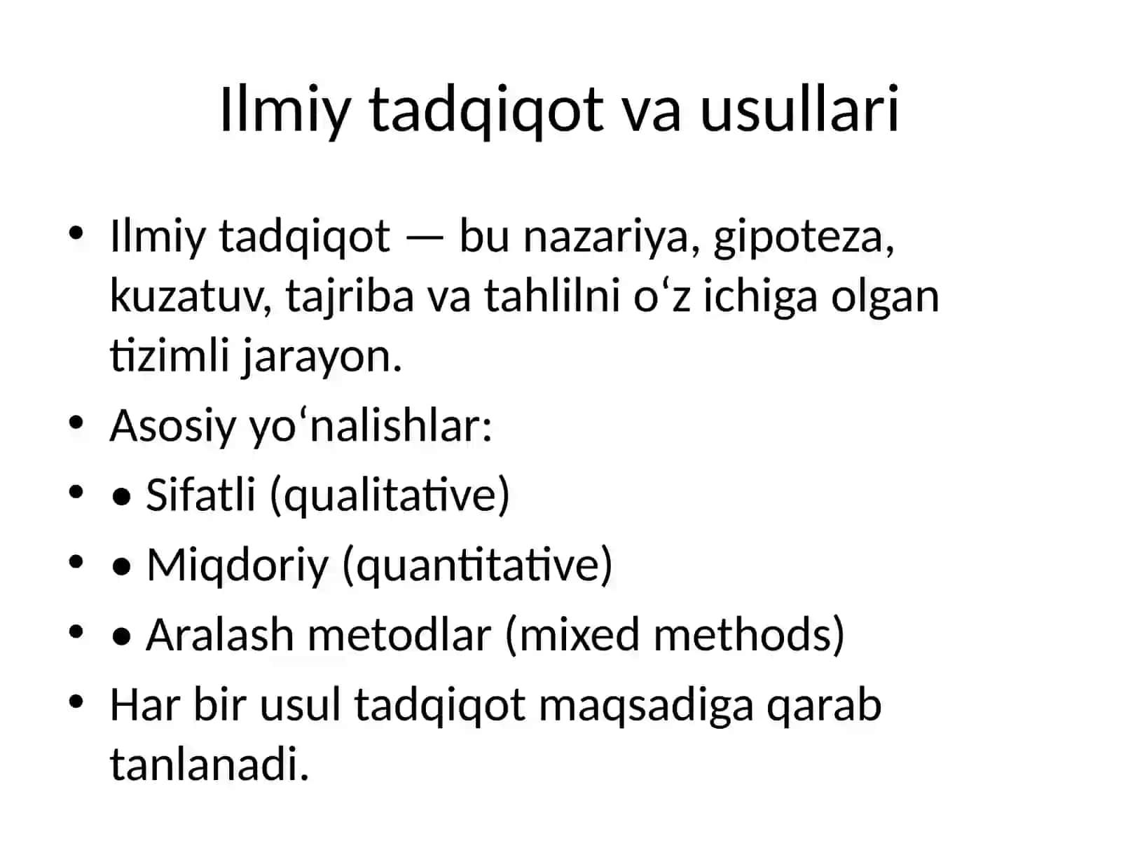 Empirik ilmiy tadqiqot usullari 3