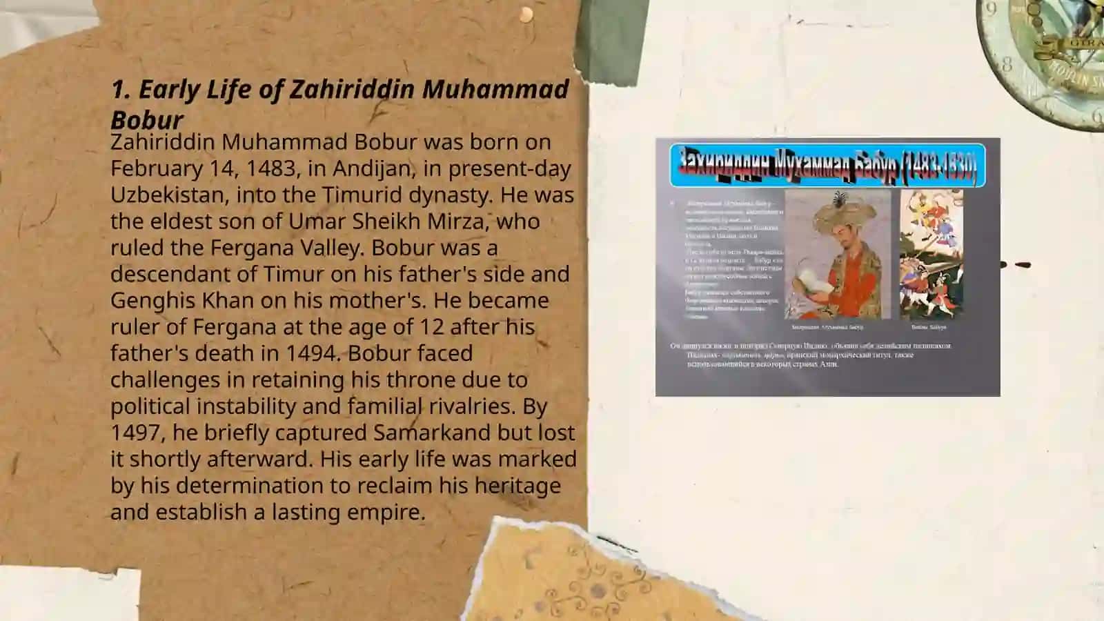 Zahiriddin Muhammad Bobur hayoti 3