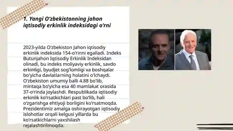 Oʻzbekistonning Xalqaro Reytingi 3