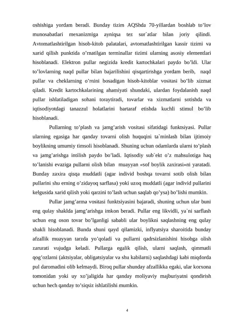 TO'LOV BALANSINI MOLIYALASHTIRISH USULLARI 3