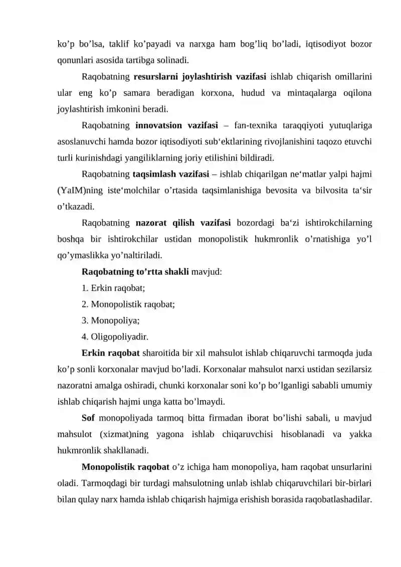 Raqobat va uning turlari 3