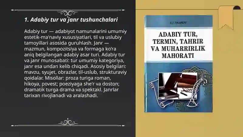 Adabiy tur va janrlar 3