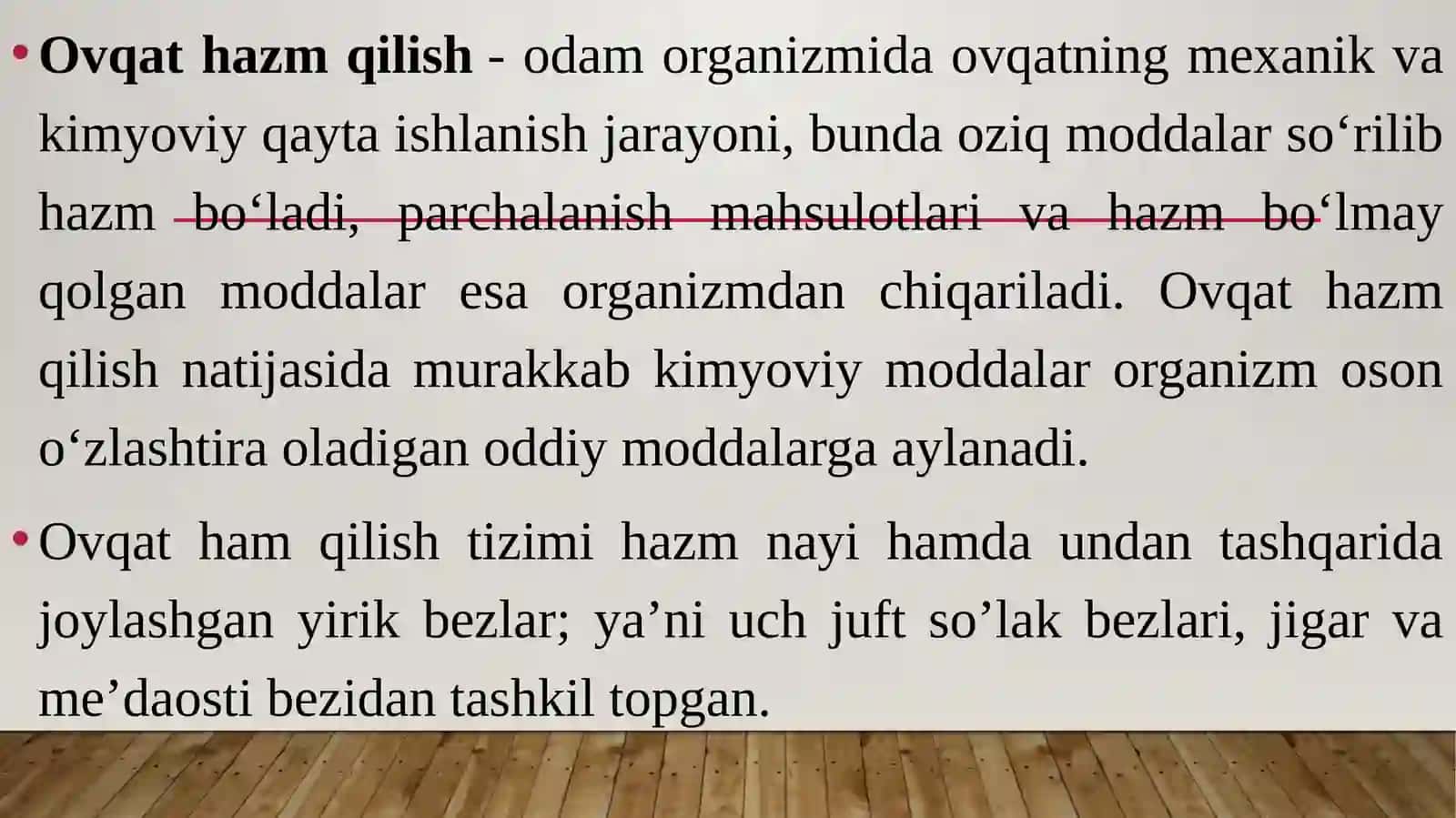 Ovqathazmqilishtizimi.Soʻlakbezlari.Me’da 3