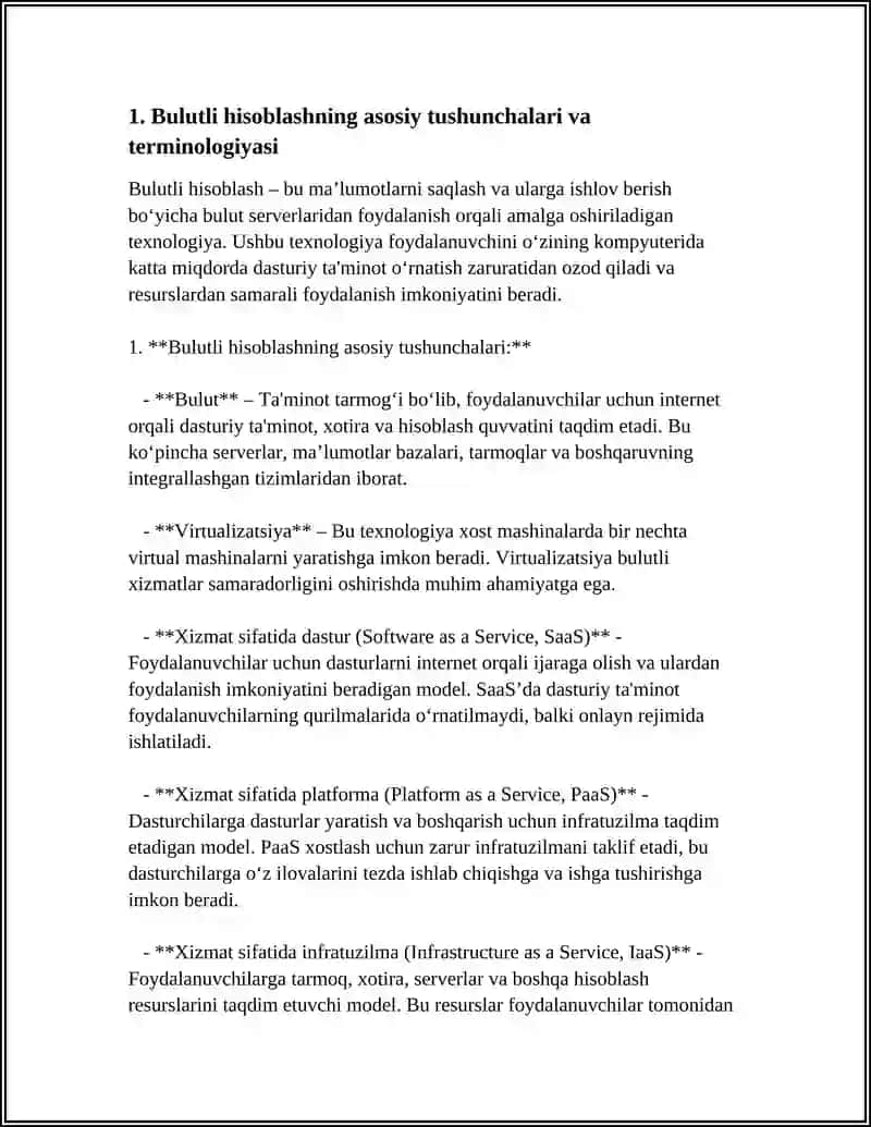 Bulutli Hisoblash 3