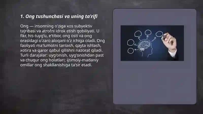 Ong tuzilmasi haqida tushuncha 3