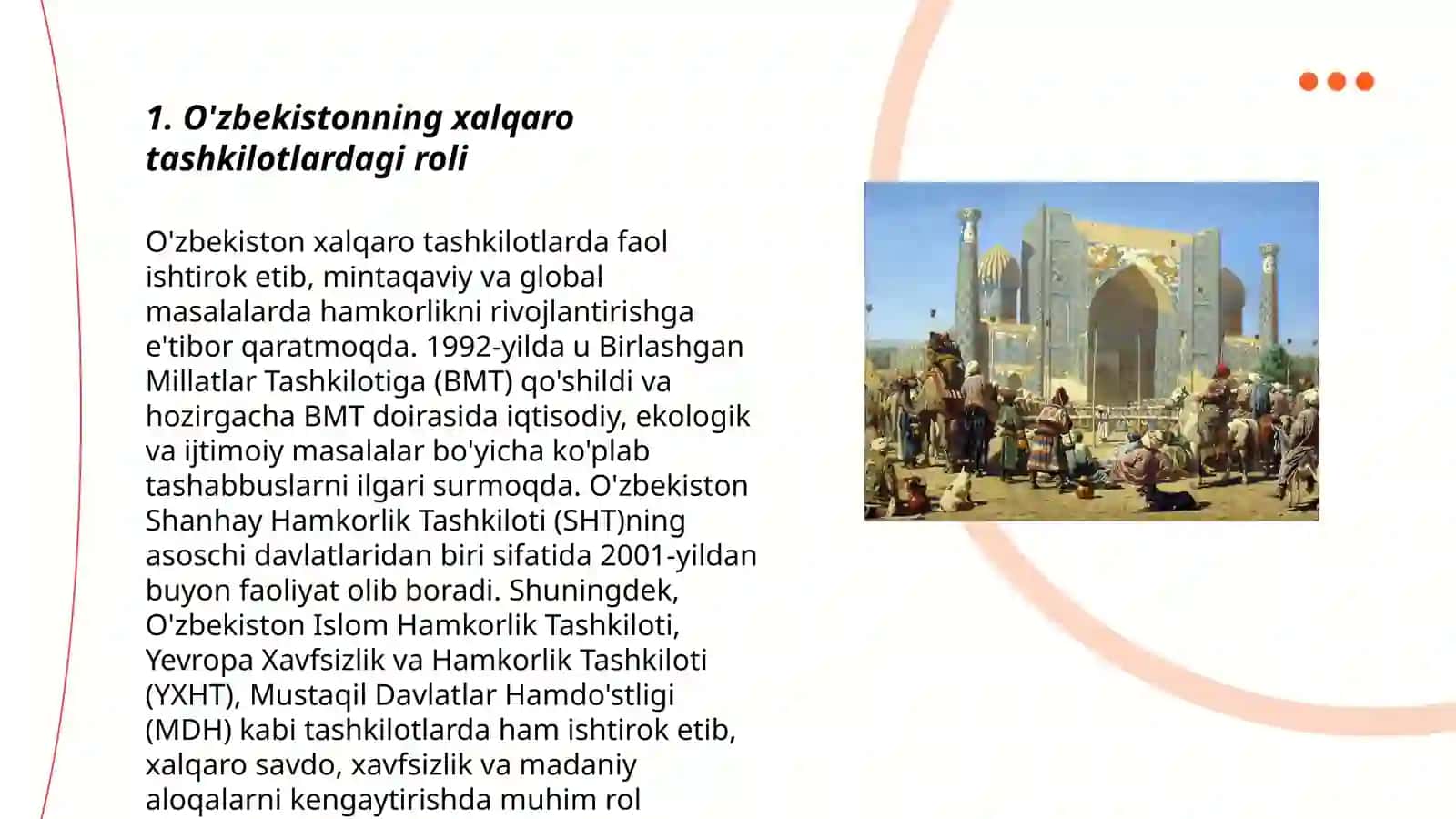 O'zbekiston va jahon hamjamiyati 3