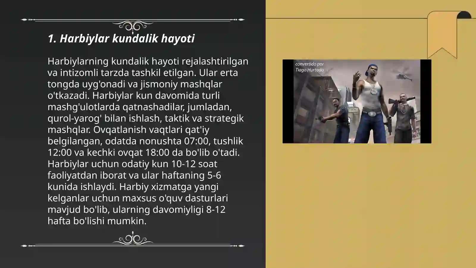 Harbiylar hayoti 3