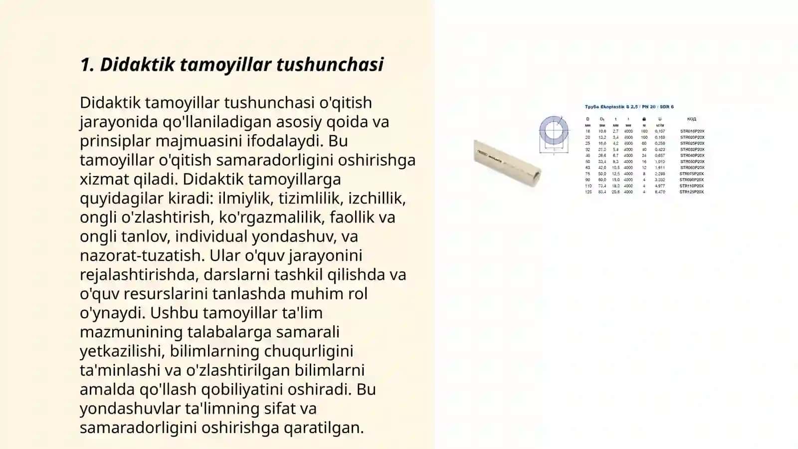 O'qitishning didaktik tamoyillarini yaratish g'oyalari 3