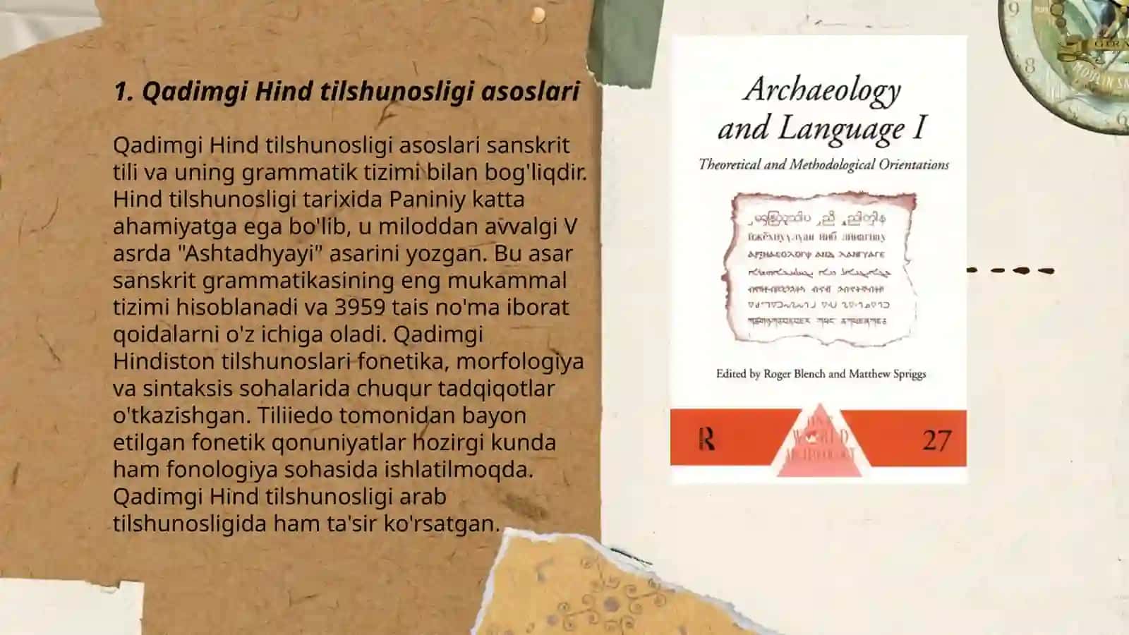 Qadimgi Hind tilshunosligi asoslari 3