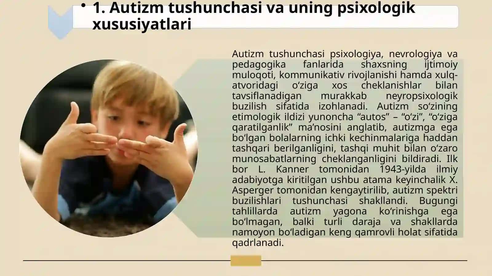 AUTIZM: MUAMMO VA TADQIQOTLAR 3
