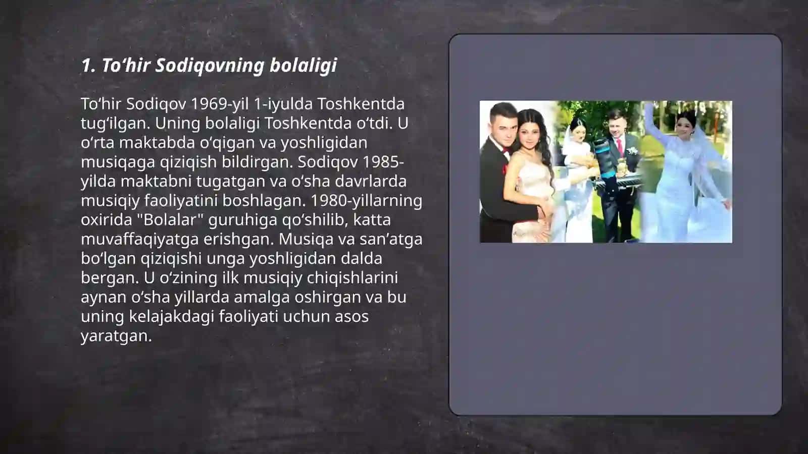 Toʻhir Sodiqovning bolaligi 3