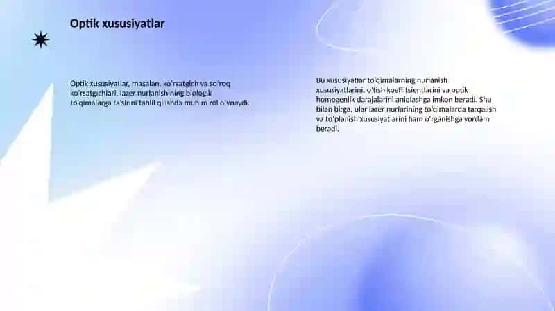 Lazer nurlanishining biologik ta'siri 3