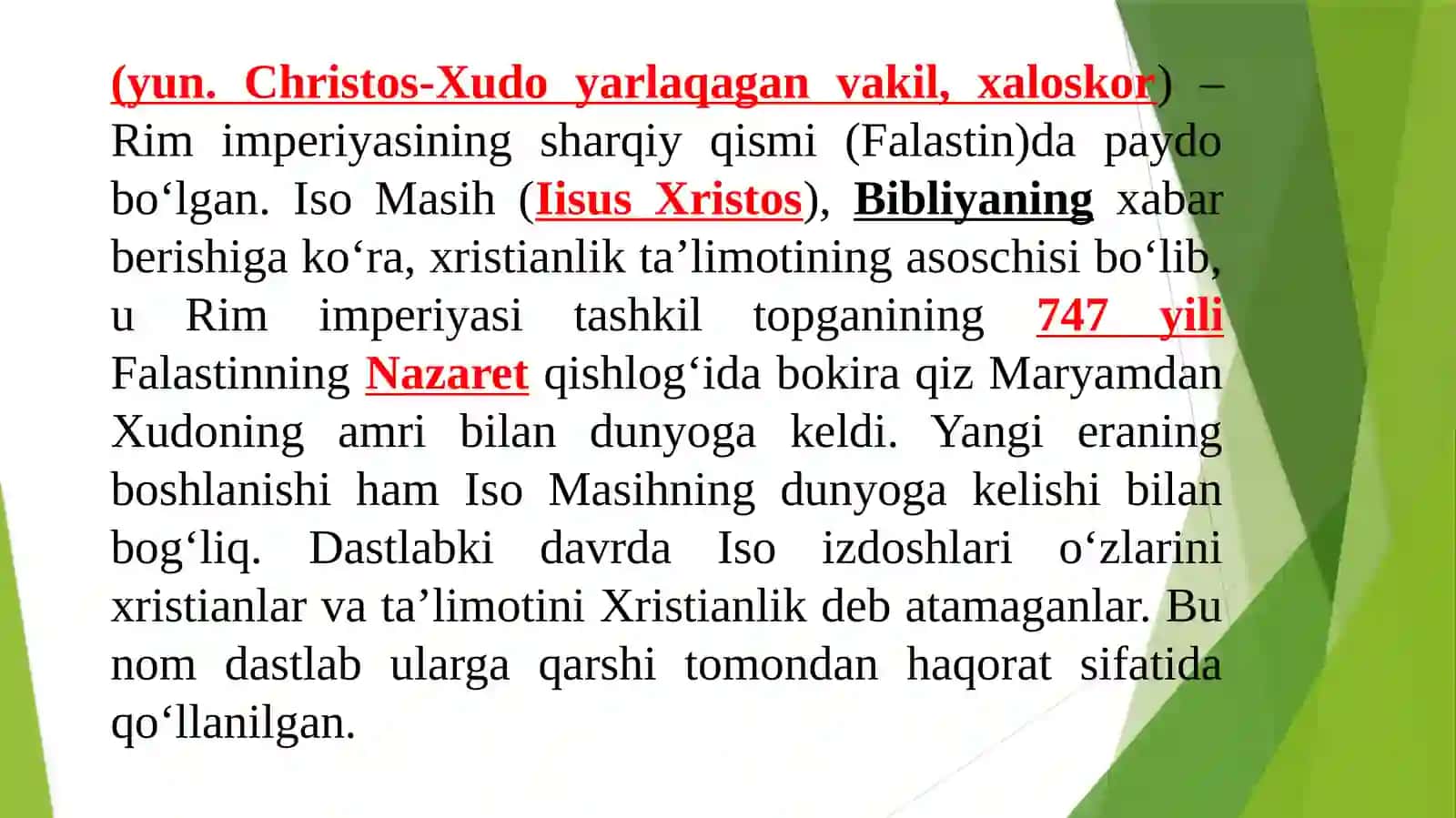 Xristianlik din tarixi va asosiy g‘oyalari 3