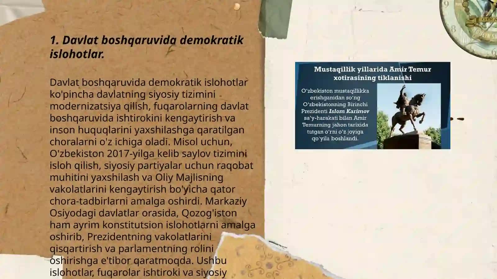 Davlat boshqaruvi tizimida islohotlar 3