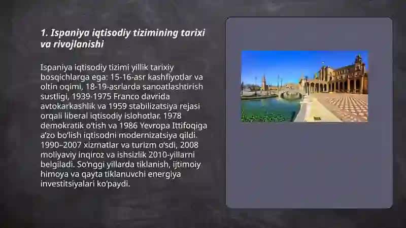 Ispaniya iqtisodiyoti 3