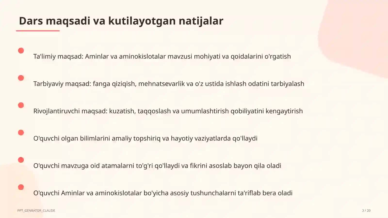Aminlar va aminokislotalar (11-sinf) 3