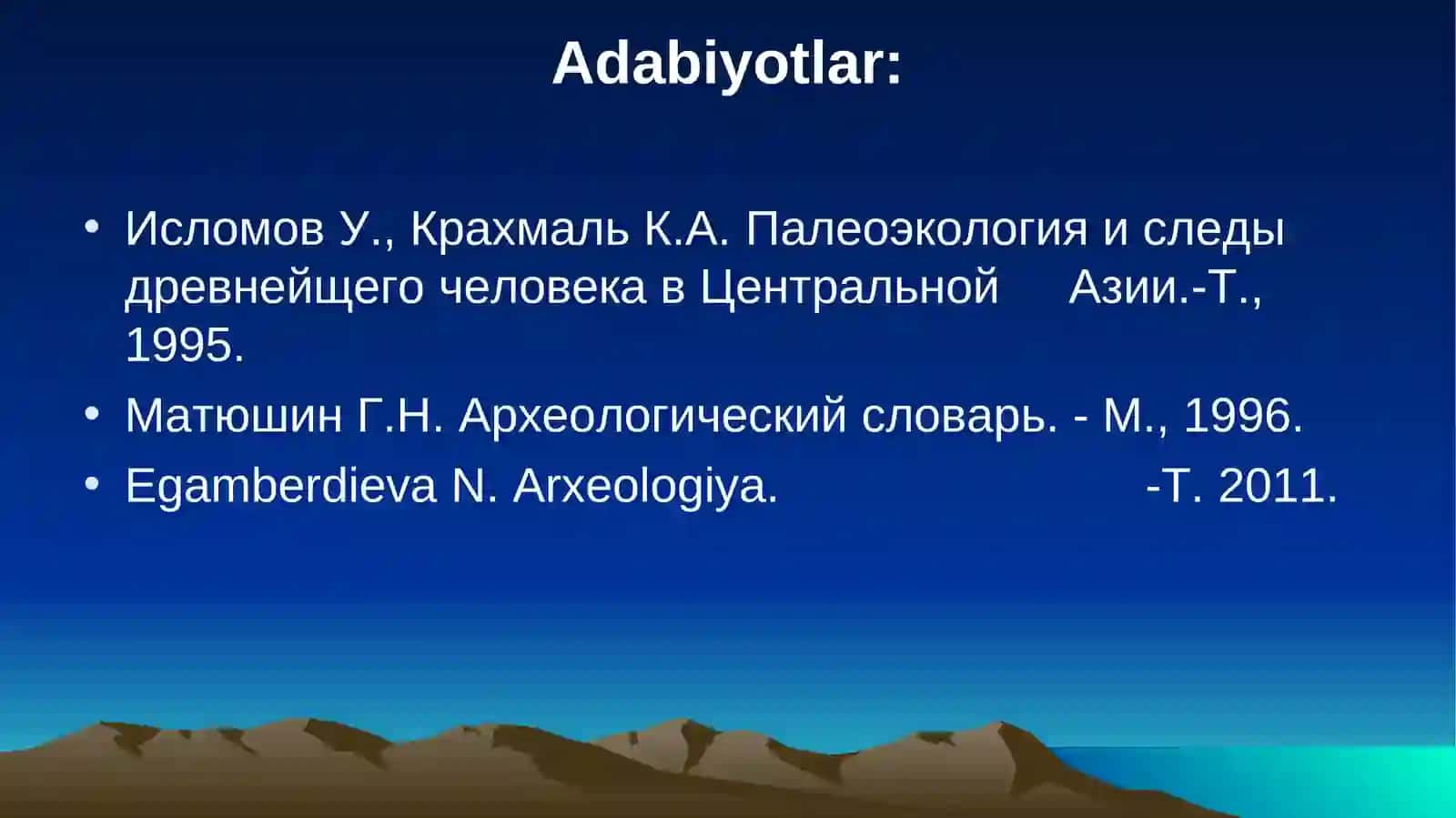 Paleolit davri va uning o‘rganilishi 3