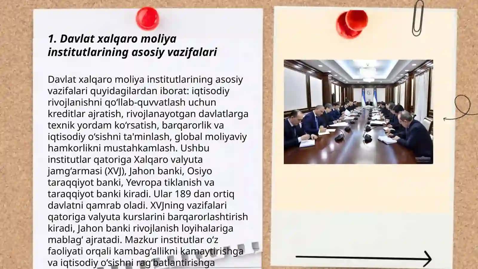 Davlat xalqaro moliya institutlarining moliya bozoridagi faoliyati va o'rni 3