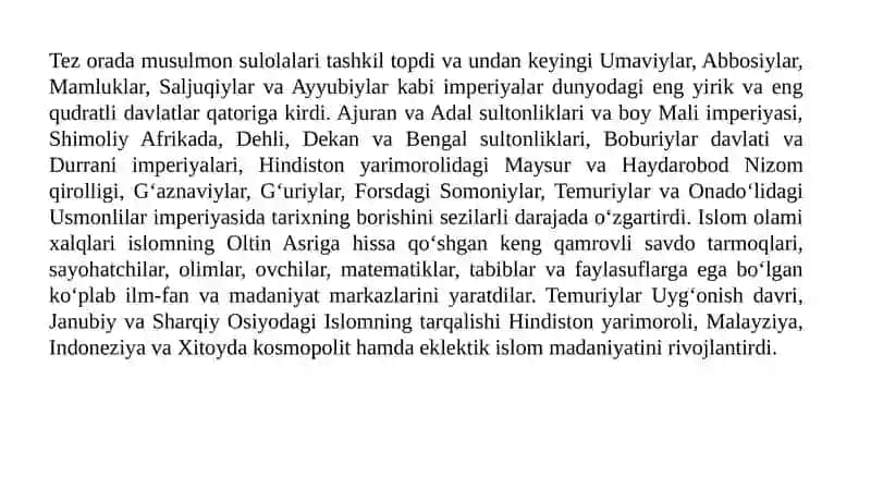 Islom dini tarixi va taraqqiyoti 3
